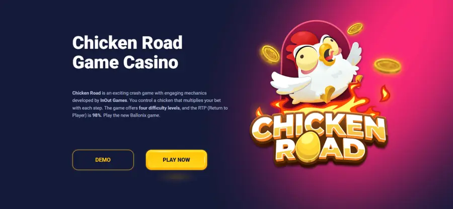 Aperçu visuel du jeu Chicken Road